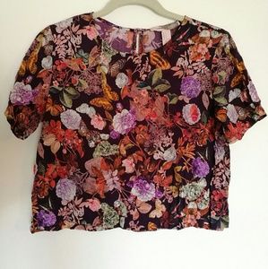Floral Cropped Top | Size S